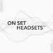 ON SET HEADSETS FilmPRO Surveillance Headset (Black) - 2 Pin Earpiece Compatible with Motorola Radios for Film & TV Productions - Earpiece for Walkie Talkie Radio