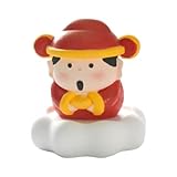 Estatua de Fortune Chino, Dios de la Estatua de la Felicidad | Felicidad y Felicidad Escultura Clásica | de Tablero de salpicadero de Coche, decoración de Escritorio para el Lugar de Trabajo y