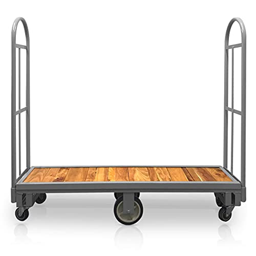 Carretilla plataforma HaulPro 16x60 con madera