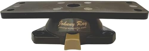 Johnny Ray Fish Finder Mount, Portable Depth Finder Swivel Mount, Quick-Release Fishfinder Bracket, Marine Sonar and Electronics Mounting Equipment (JR-300)