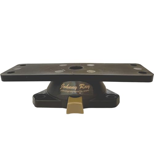 Johnny Ray Fish Finder Mount, Portable Depth Finder Swivel Mount, Quick-Release Fishfinder Bracket, Marine Sonar and Electronics Mounting Equipment (JR-300)