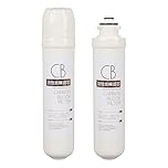2 Pack Boiling Water Tap Replacement, Anti Scale Activated Carbon Water Filter, Universal Integrated Tap Filter Cartridge for Home, Hotel