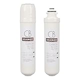 2 Pack Boiling Water Tap Replacement Carbon Filter, Tap Water Filter for Instant Boiling Hot Water Tap, Under Sink Water Filter