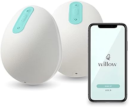 Willow Pump Wearable Double Electric Breast Pump | Willow® 3.0 Smart, Discreet, Wearable Breast Pump | The Only Leak Proof Wearable Pump