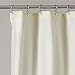 Lush Decor Ella Shower Curtain with Ruffle Lace Design | Vintage Chic Farmhouse Style Bathroom, 72” x 72”, Ivory