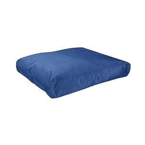  K9-Ballistics-Tough-Rectangle-Pillow-Small-Dog-Bed-Removable-Cover-Washable-Durable-Water-Resistant-Dog-Bed-Made-for-Small-Dogs-24x18-Blue-Quartz