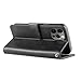Rfvzubemok Compatible with Tecno Spark Go 2023 4G / Pop 7 4G BF6 Cover,Flip Kickstand Card Slot Wallet Protector Black