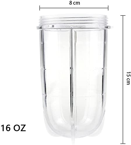 Set de 2 vasos de repuesto para licuadora Magic Bullet 250W miniatura 2