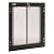 PlexiDor Performance Pet Doors for Dogs and Cats - Door Mount Dog Door with Lock and Key - Bronze, Large Sizes