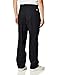 Red Kap mens Pleated Twill Slacks pants, Black, 44W x 32L US