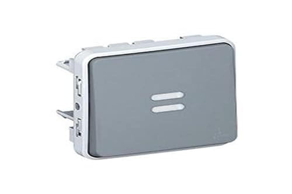 Interrupteur Récepteur Legrand Plexo 69503 – MyHOME – 1 Circuit – Gris – Besoin Du Neutre