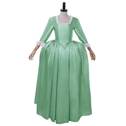 Disfraz completo colonial femenino estilo corset miniatura 2