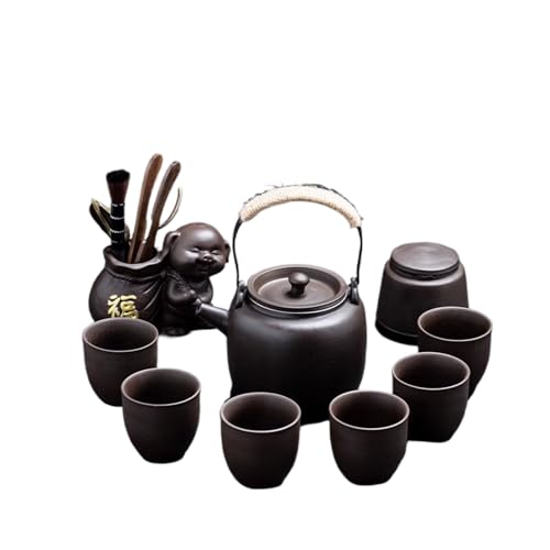 Théière en argile violette le cadeau idéal pour amateurs de thé