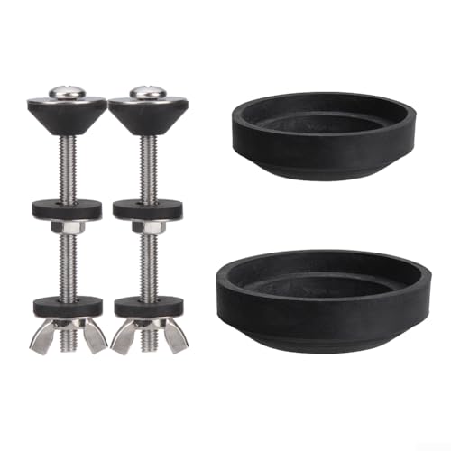Tornillos de montaje para tanque de inodoro, tornillos de acero inoxidable, juntas de espuma de 2 y 3 pulgadas, pernos M6, kit de fijación de cisterna de inodoro a prueba de fugas, accesorios de baño