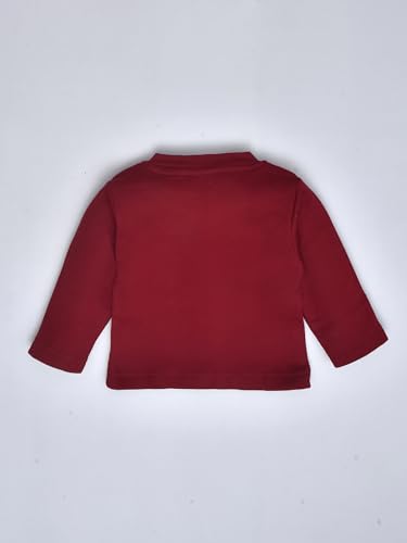 Image of Lux Cottswool Baby Boys /Girls Full Sleeves Round Neck with Button Thermal Set