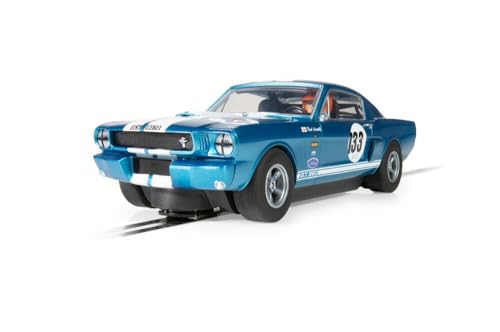 Scalextric - C4517 - Cars Shelby Mustang GT350, Paul Kenelly, Equipe GTS, Voiture à sous Jouet à Utiliser avec des Circuits Ou Un Ensemble de Courses...