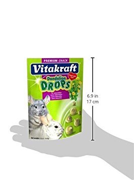 Vitakraft Chinchilla Drops with Dandelion Treat, 5.3 Ounce Pouch, 2-Pack - Image 4