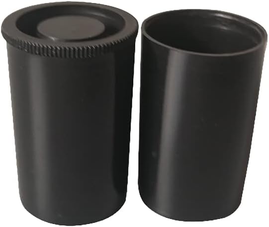 12 Pcs 33mm Plastic Film Canisters Empty Camera Reel Containers Coins Films Roll Tube Case Storage Containers with Caps