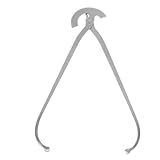 KOMBIUDA 1pezzi Righello Scala Pulita Strumento Misurazione Fornitura Medica Adattamento Chirurgico Per Misurazione Realizzato in Acciaio Inossidabile Buona Qualità