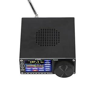 Kortegolf Radio, Full Band Radio Ontvanger Draagbare Zoekfunctie Programma Upgrade Ondersteuning Aluminium Shell met Antenne voor HAM