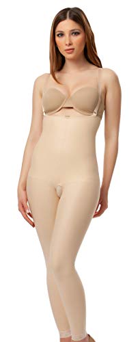 Isavela 2nd Stage Body Suit Ankle Length W/Suspender Plastic Surgery Compression Garment (BS08)4