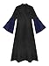 Sinleey Women Clergy Robe Church Dress Long Robe Elegant Church Clergy Dress Full Length Bodycon Dresses Navy Blue Small