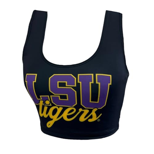 Image of Lojobands Women's College Gameday Outfit Tank Top Tailgate Crop Top One Size Fits Most