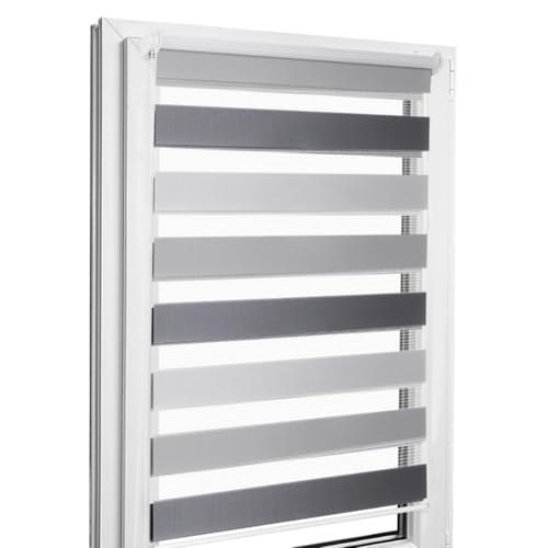 Home-Vision® DuoRollo Klemmfix, Doppelrollo ohne Bohren mit...