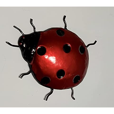 Ladybird Metal Wall Art 20cm Cover