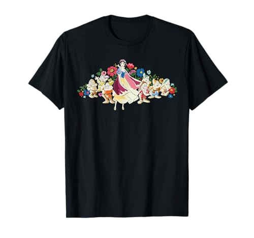 T-shirt Blanche-Neige Disney 85e anniversaire en coton pour femme et homme