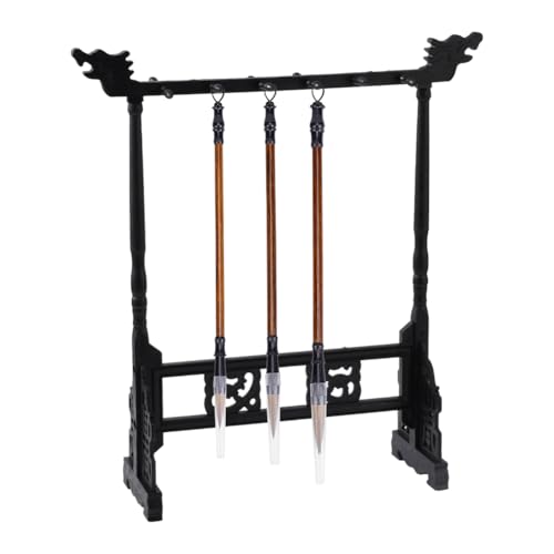 Pinceaux de calligraphie chinoise support porte pinceau sumi 12 broches