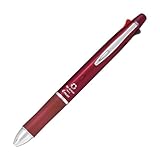 Pilot ドクターグリップ4+1 0.7mm4色ボールペン+0.5mmシャープペン ボルドー軸 本体サイズ:148x14.1mm/スライドレバー式/26.3g