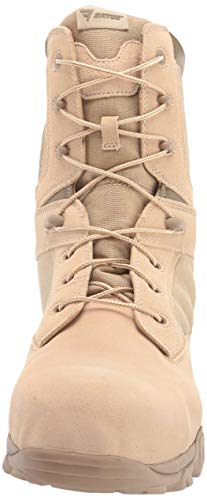 Bates Men's Gx-8 Composite Toe Side Zip Work Boot, Desert, 12 #TOP1