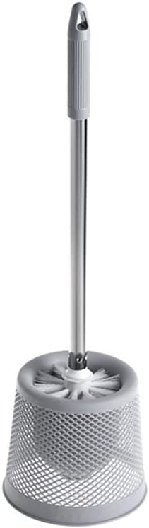 Toilet Brush Holder, Toilet Brush Holder Family Bathroom Bowl Household Long Handle No Dead Corner Cleaning(Gris)