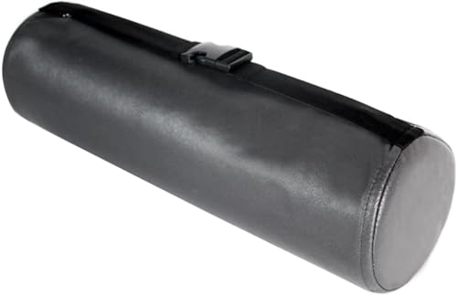 Almohada cervical terapéutica para el cuello – Cojín cilíndrico para dormir de espalda, alivio del dolor y edad, soporte redondo para las piernas, funda de almohada lavable de 12 x 40 cm