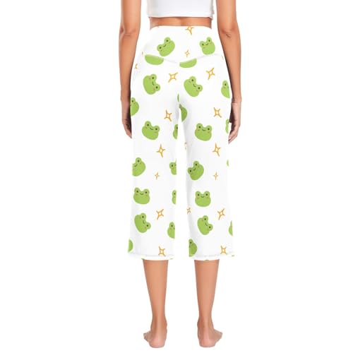 Calça de moletom feminina Kawaii Animal V Crossover para ioga com controle de barriga, calça esporti