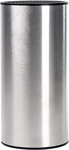 Knife Block/ Knife Holder Stainless Steel (Without Knives) by Coninx Γ’β¬β For Safe, Clean & Organized Knife Storage Γ’β¬β Includes LIFE TIME WARRANTY - Universal Knife Block Round Knife Block/ Knife Holder Stainless Steel (Without Knives) by Coninx Γ’β¬β For Safe, Clean & Organized Knife Storage Γ’β¬β Includes LIFE TIME WARRANTY - Universal Knife Block Round