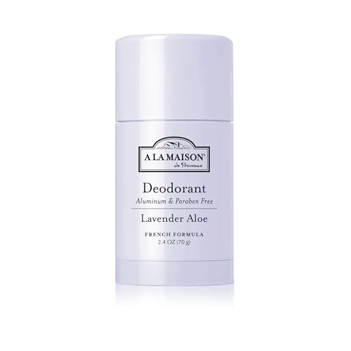 Image of A La Maison Lavender Aloe Deodorant Aluminum-Free Paraben-Free for Women, Men
