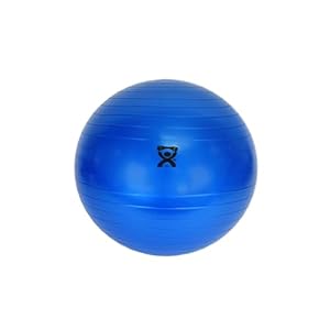 CanDo Exercise Ball, non-slip, inflatable, blue, 30cm