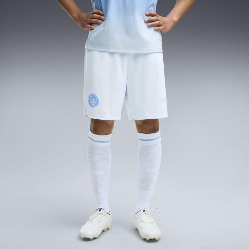 Pantalones cortos de fútbol Manchester City 2026/27 PUMA ligeros con escudo oficial 5