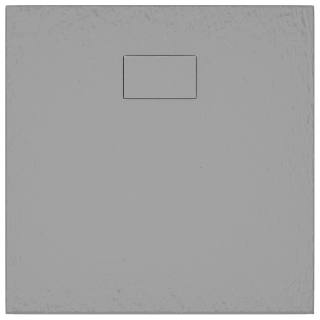 SMC Plato de ducha blanco 80 x 80 cm con umbral bajo y superficie antideslizante, resistente a los arañazos SMC plato de ducha 80 cm x 80 cm