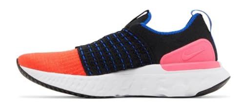 Nike React Phantom Run Flyknit 2 Black/Hyper Pink/Red dx2354 001 Women's Size 9.5