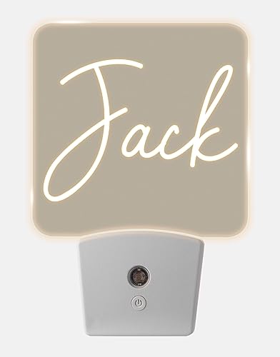 Personalized Night Lights Plug into Wall for Kids Bedroom with