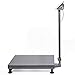 XtremepowerUS 600LB Weight Computing Postal Scale Digital Floor Large Platform Warehouse Shipping LB Price Calculator Foldable