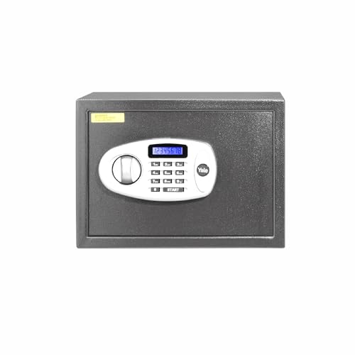 YSS/250 Digital Safe Locker for Home | 16.3 Litre | Electronic Keypad with PIN Code | Emergency Key | Standard Security Safe | Grey | 1 Year Warranty