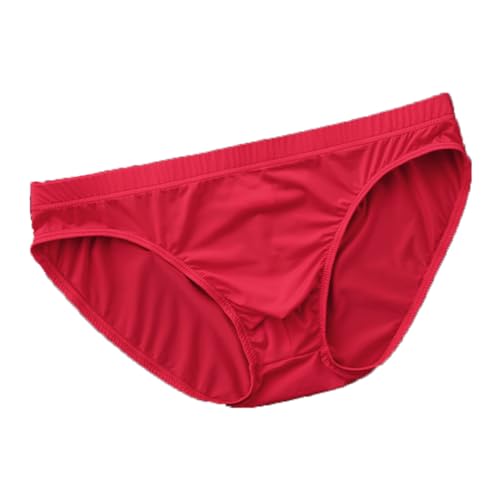 Briefs for Men Low Rise Stretch Seamless Breathable Underpants Athletic Solid Brief Soft Comfortable Fit Underwear