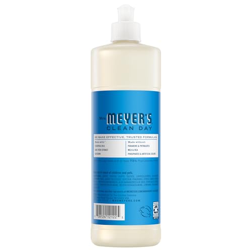 Image of Mrs. MEYER'S Clean Day Dish Soap 16 FL OZ Each, Fresh Cut Grass, Tomato Vine, Dandelion, Blueberry, 1 CT (Variety Pack)