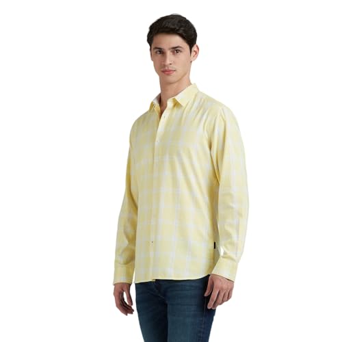 Image of Pepe Jeans Men's Regular Fit Full Sleeve Checkered Cotton Casual Shirt | Check Shirt for Man | Smart & Stylish | Multiple Styles | Mens Casual Shirts
