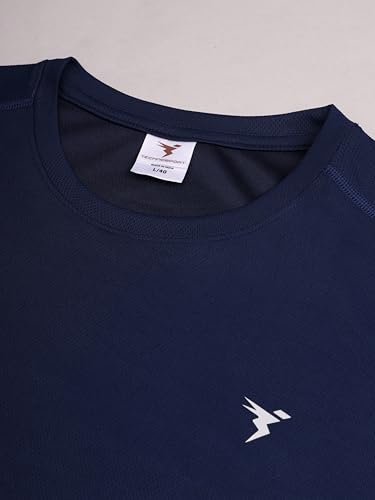 Image of TECHNOSPORT Men's Slim Fit T-Shirt - (MTOR17) Pack of 1