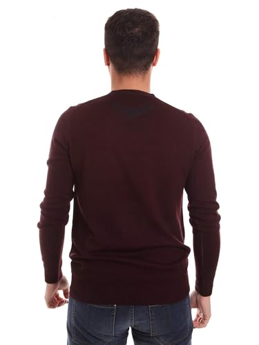 Pull homme Bordeaux Frankie Morello solution parfaite contre le froid style